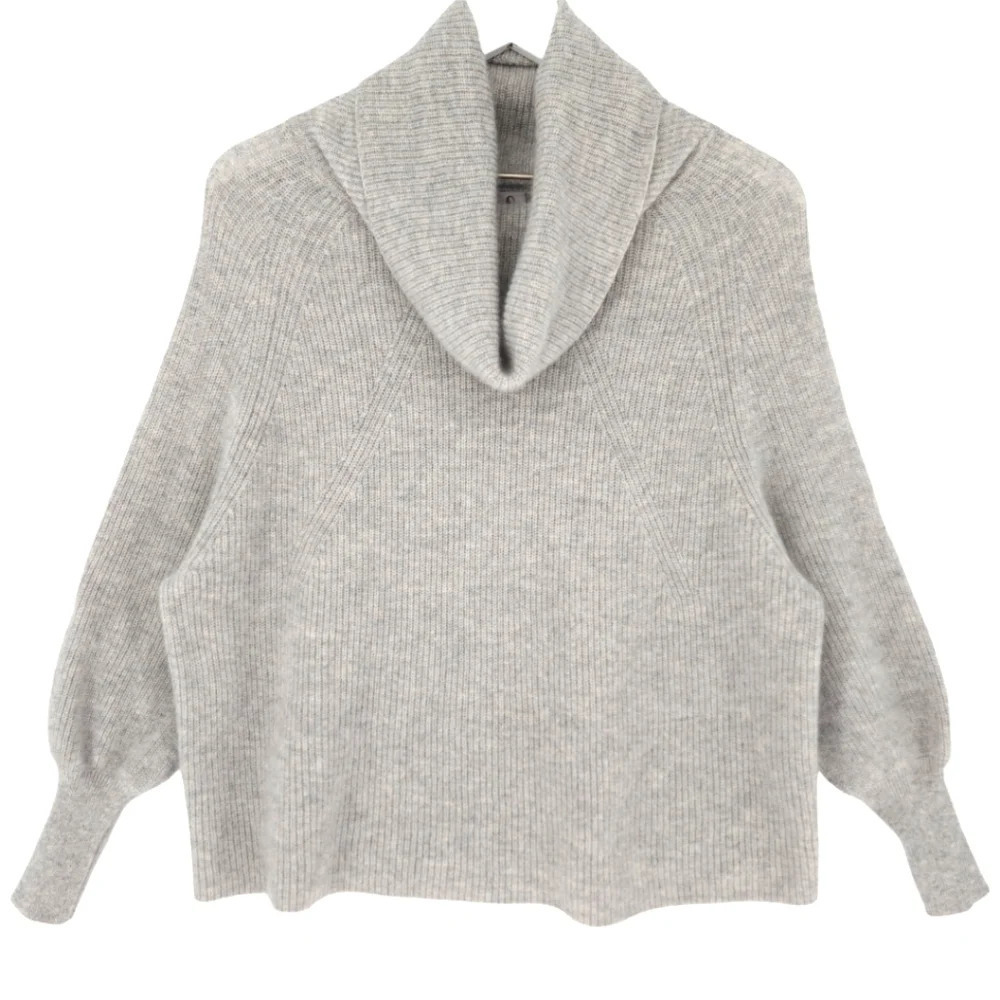 Sandy Liang Nesh Cashmere Cowl Neck Sweater
